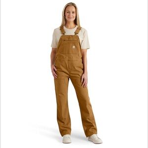 Carhartt Brown Workwear Overalls Durable Canvas